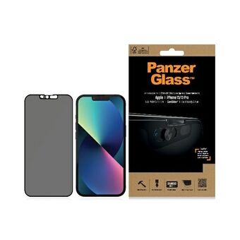 PanzerGlass E2E Microfracture iPhone 13 / 13 Pro 6,1" Vriendelijk voor hoesjes CamSlider Privacy Antibacterieel zwart P2748