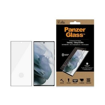 PanzerGlass E2E Microfracture hoesje voor Samsung S22 Ultra G908, Case Friendly en antibacterieel, zwart. 7295.