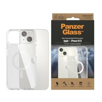 PanzerGlass HardCase iPhone 14 / 15 / 13 6,1" MagSafe Antibacterieel Militaire kwaliteit Transparant 0409