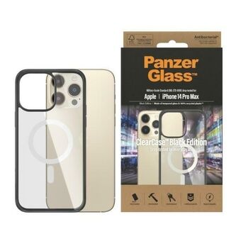 PanzerGlass ClearCase MagSafe iPhone 14 Pro Max 6,7" Antibacterieel zwart/0416