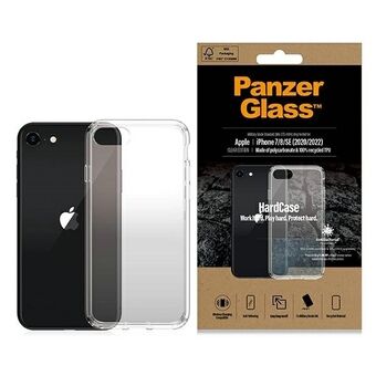 PanzerGlass HardCase iPhone SE 2022 / SE 2020 / 7 / 8 Antibacterieel Militair grade Tangerine transparant 0377