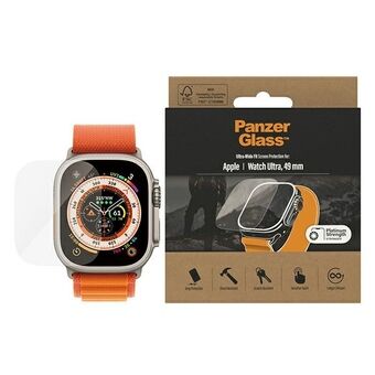 PanzerGlass Ultra-Wide Fit Apple Watch Ultrabreedte 49 mm Schermbescherming Platinium Sterkte 3680