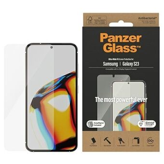 PanzerGlass Ultra-Wide Fit Sam S23 S911 Schermbeveiliging 7315 met applicator.