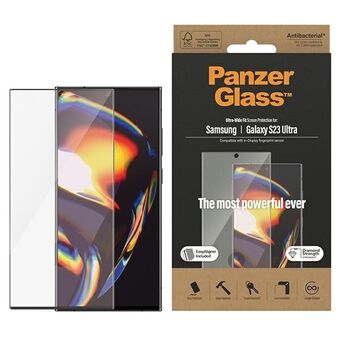 PanzerGlass Ultra-Wide Fit Sam S23 Ultra S918 schermbescherming 7317 met applicator.