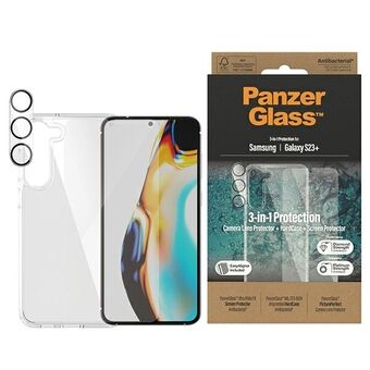 PanzerGlass Bundel 3in1 Sam S23+ S916 Hardcase + Screenprotector + Cameralens 0434+7316