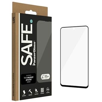 Veiligheidsbescherming van PanzerGlass voor Motorola moto g13 / g23 / g53 5G. Ultra-breede pasvorm in het zwart. SAFE95359.