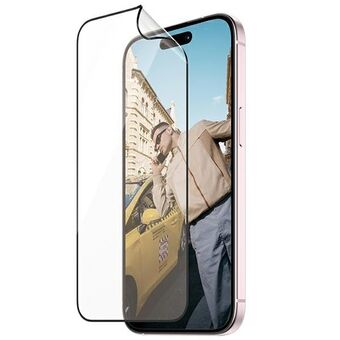 PanzerGlass Matrix D3O UWF iPhone 15 6.1" Ultra-Wide-Fit rPET Screen Protection Easy Aligner Included 2817 hybride.