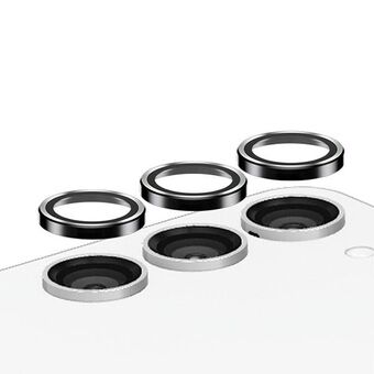 PanzerGlass Hoops Camera Sam S23 FE zwart/zwart 0460 camera lensbeschermer met optische ringen.