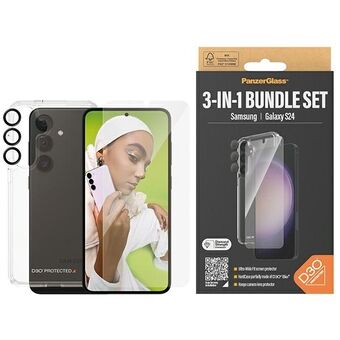 PanzerGlass Pakket 3in1 Sam S24 S921 Hardcase + Screen Protector + Camera Lens B1210+7350