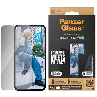 PanzerGlass Ultra-Wide Fit Sam A55 5G A556 Privacy Screen Protection, met Easy Aligner inbegrepen P7358.