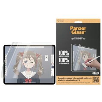 PanzerGlass GraphicPaper iPad Pro 2024 11" - Anti Glare, Geschikt voor Hoesjes, Ultrabrede Pasvorm 2832.