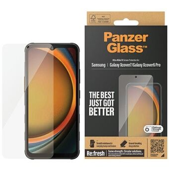 PanzerGlass Ultra-Wide Fit Sam Xcover7/ Xcover6 Pro herglas Schermbeveiliging 7365