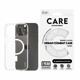 ZORG door PanzerGlass Urban Combat Case iPhone 15 Pro Max 6,7" MagSafe wit 1420