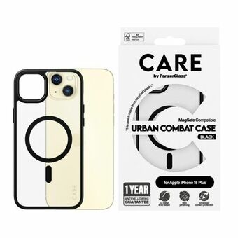 ZORG door PanzerGlass Urban Combat Case voor iPhone 15 Plus 6,7" MagSafe zwart/black 1427