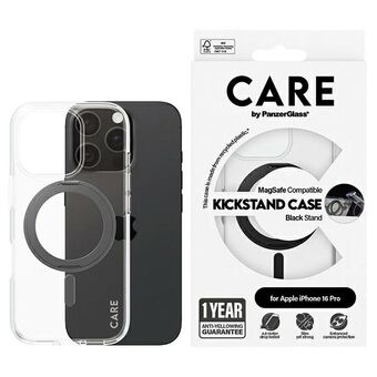 CARE by PanzerGlass Functie Kickstand Case iPhone 16 Pro 6,3" zwart/black MagSafe 1322