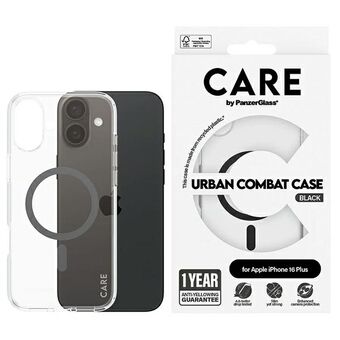 CARE by PanzerGlass Flagship Case iPhone 16 Plus 6,7" zwart/black MagSafe 1347