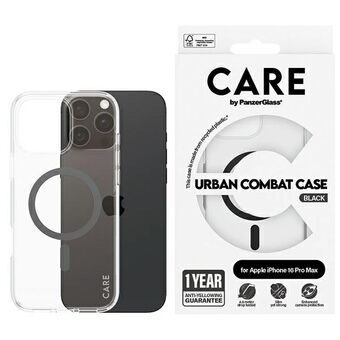 CARE by PanzerGlass Flagship Case iPhone 16 Pro Max 6,9" zwart/black MagSafe 1348