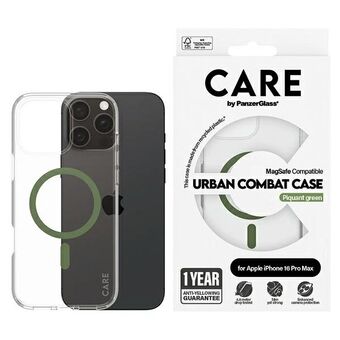 CARE by PanzerGlass Vlaggenschip Hoes iPhone 16 Pro Max 6,9" groen/green MagSafe 1372