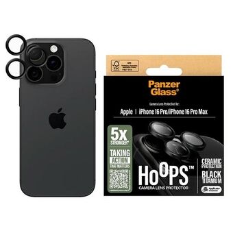 PanzerGlass Hoops Keramische Lensbeschermer iPhone 16 Pro 6.3" / 16 Pro Max 6.9" 1282