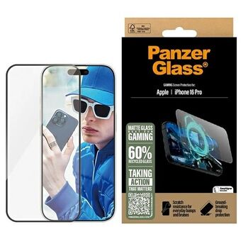 PanzerGlass Gaming Screenprotector iPhone 16 Pro 6.3" Ultra-Wide Fit 2858