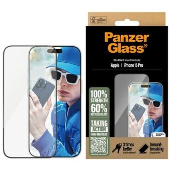 PanzerGlass Screenprotector iPhone 16 Pro 6.3" Ultra-Wide Fit 2862