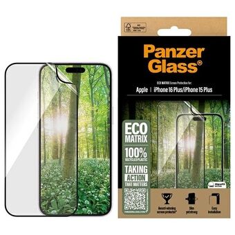 PanzerGlass MATRIX Schermbeschermer iPhone 16 Plus / 15 Plus 6.7" Ultra-Wide Fit 2871