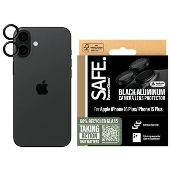 SAFE by PanzerGlass iPhone 16 6.1" / 16 Plus 6.7" Lens Protector zwart/black SAFE95890