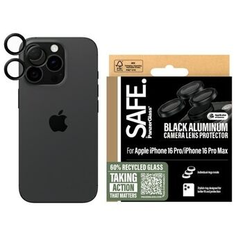 SAFE by PanzerGlass iPhone 16 Pro 6.3" / 16 Pro Max 6.9" Lens Protector zwart/black SAFE95891