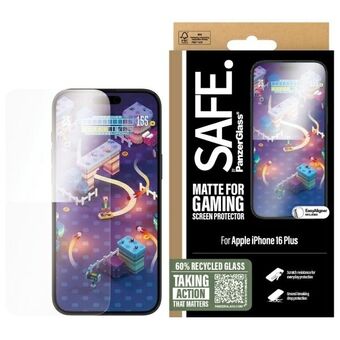 SAFE by PanzerGlass iPhone 16 Plus 6.7" Gaming Screen Protector Ultra-Wide Fit SAFE95888