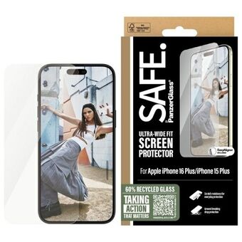 SAFE by PanzerGlass iPhone 16 Plus 6.7" Screenprotector Ultra-Wide Fit SAFE95877