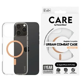 CARE by PanzerGlass Flagship Hoes iPhone 16 Pro Max 6,9" perzik/peachy MagSafe 1376