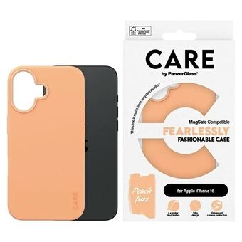 CARE by PanzerGlass Fashion Hoes iPhone 16 6.1" brzoskwiniowy/peachy MagSafe 1389