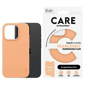 CARE door PanzerGlass Fashion Case iPhone 16 Pro 6.3" brzoskwijn/peachy MagSafe 1390