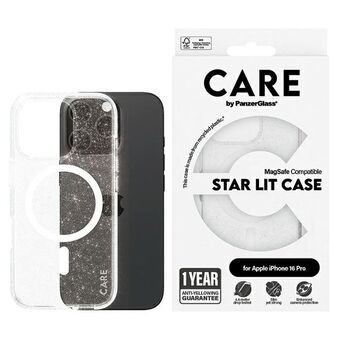 CARE by PanzerGlass Flagship Star Lit Case iPhone 16 Pro 6,3" wit/white MagSafe 1342