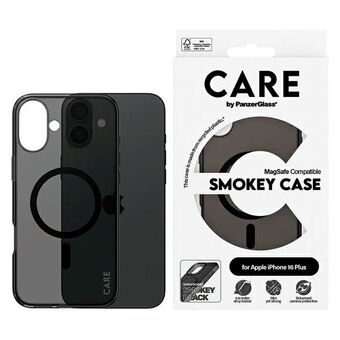 CARE by PanzerGlass Vlaggenschip Hoes iPhone 16 Plus 6.7" dymny/smokey MagSafe 1351