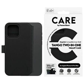 CARE by PanzerGlass Feature Tango 2in1 Portemonnee iPhone 16 Pro Max 6.9" MagSafe zwart/black 1332