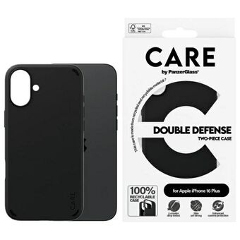 CARE by PanzerGlass Kenmerk Dubbel        Verdedigingshoes iPhone 16 Plus 6.7" zwart/black 1335