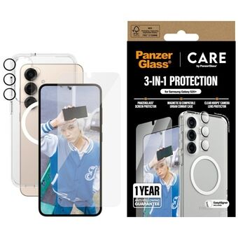 CARE by PanzerGlass Beschermset Vlaggenschip 3-in-1 Hoesje+Glas+Lens voor Samsung Galaxy S25+