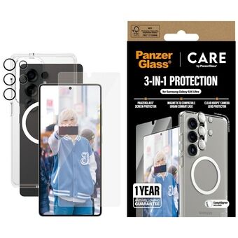 Beschermingsset CARE by PanzerGlass Flagship 3-in-1 Hoes+Glas+Lens voor Samsung Galaxy S25 Ultra