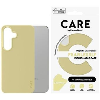 Etui CARE by PanzerGlass Fashion QI voor Samsung Galaxy S25 chardonnay