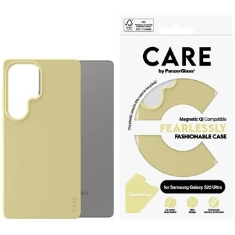 Etui CARE by PanzerGlass Fashion QI voor Samsung Galaxy S25 Ultra chardonnay