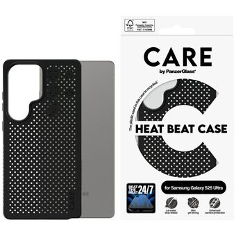 Etui CARE by PanzerGlass Kenmerk Warmte Verslaan voor Samsung Galaxy S25 Ultra zwart