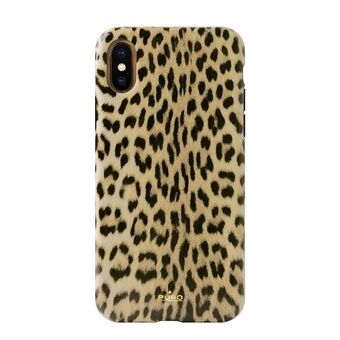 Puro Glam Luipaardhoesje iPhone Xs Max zwart Limited Edition IPCX65LEO1BLK