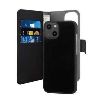 Puro Wallet Afneembare iPhone 13 Mini 5,4" 2-in-1 zwart/black IPC1354BOOKC3BLK