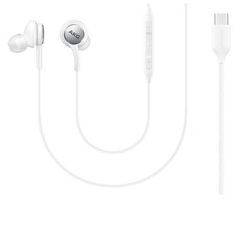 Zestaw stereo Samsung EO-IC100BW AKG biały/white USB-C translation: 

Stereo headset Samsung EO-IC100BW AKG wit/usb-c (USB-C)