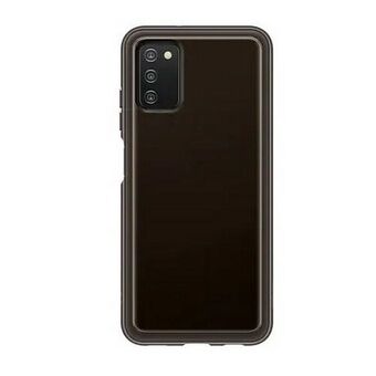 Hoesje Samsung EF-QA038TB A03s A038 Soft clear cover zwart/zwart