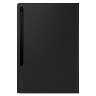 Hoesje Samsung EF-ZX800PB Tab S8 + zwart/zwart Note View Cover