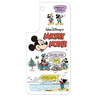 Samsung GP-TOS901HIARW voor framecover voor Galaxy S22 Disney Mickey wit/wit