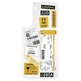 Samsung GP-TOU021AMIWW paneel voor Galaxy S22 Frame Cover wit/wit