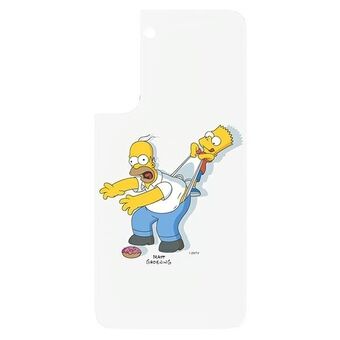 Samsung GP-TOU021HOXYW voor framecover voor Galaxy S22 Simpsons Homer wit/wit